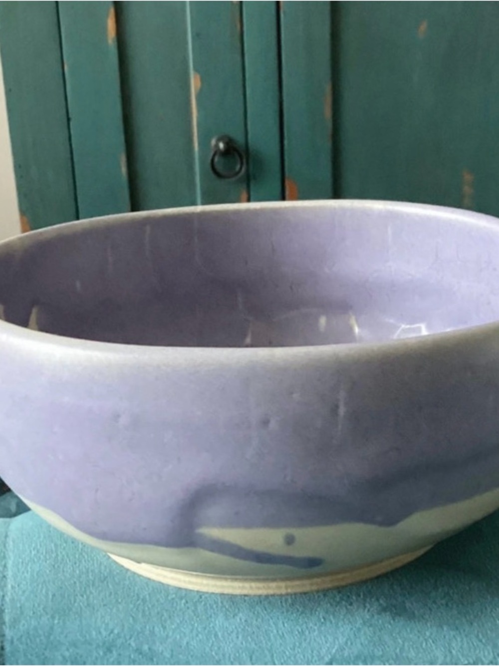 Studio Pottery Handcrafted Lavender Ceramic Bowl - Home Art
